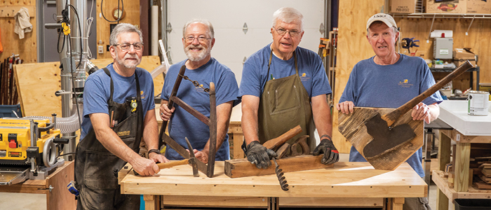Building Friendships and More in the Woodshop